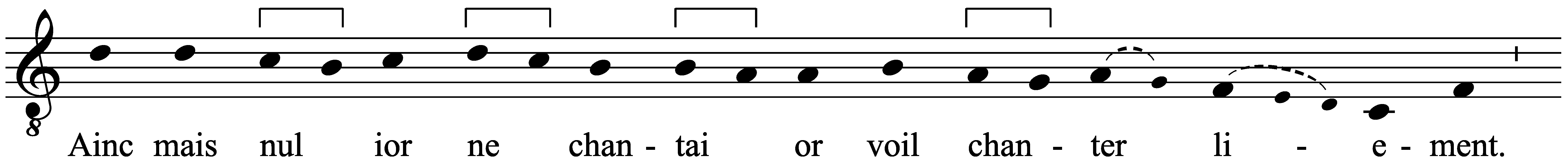 Work musical notation